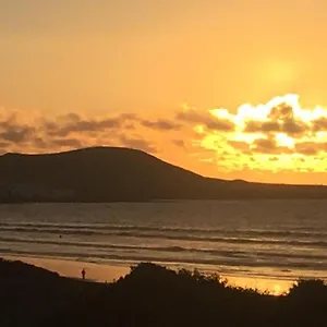 In Famara Beach Teguise (Lanzarote)